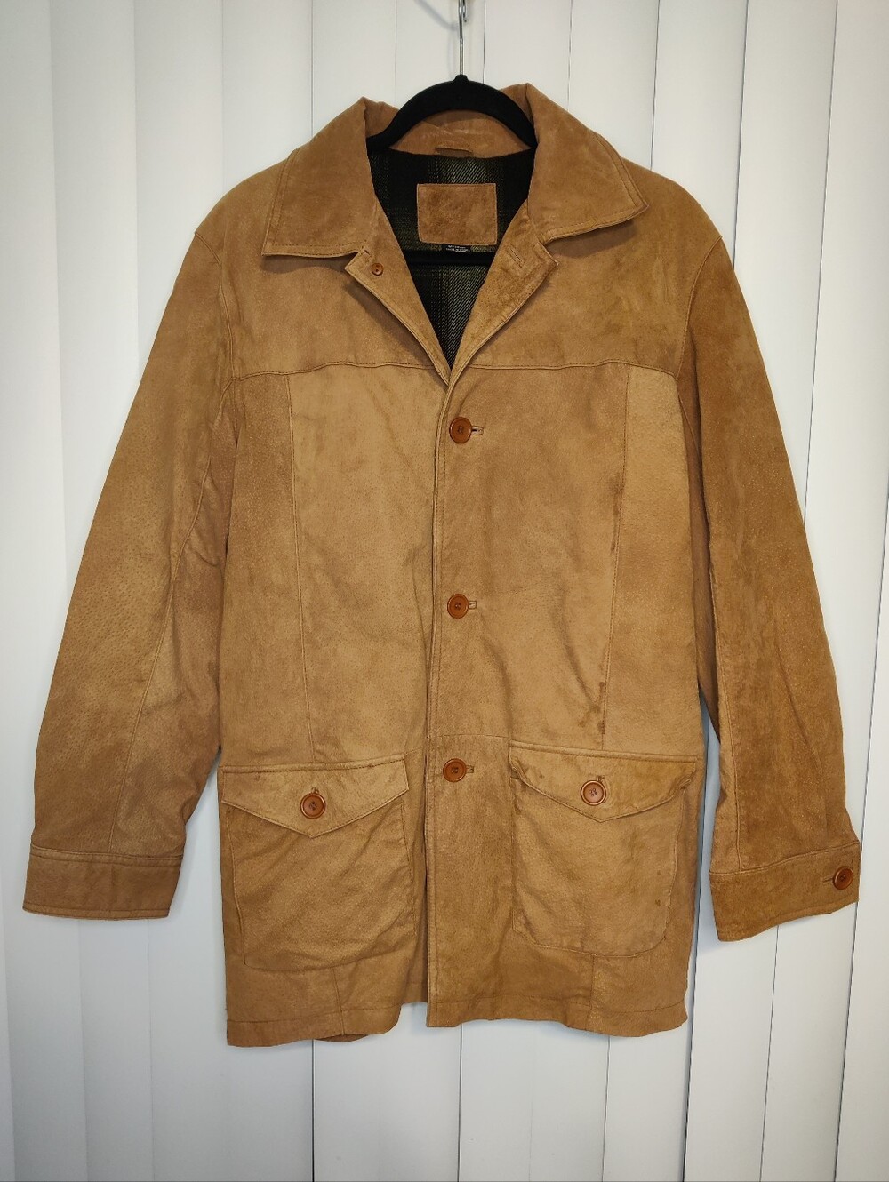 Knightbridge Tan Leather Coat
